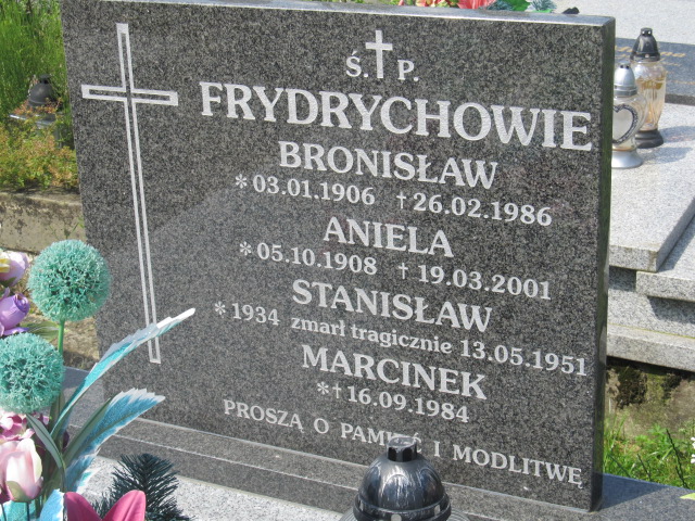 Bronisław Frydrych 1906 Krościenko Wyżne - Grobonet - Wyszukiwarka osób pochowanych